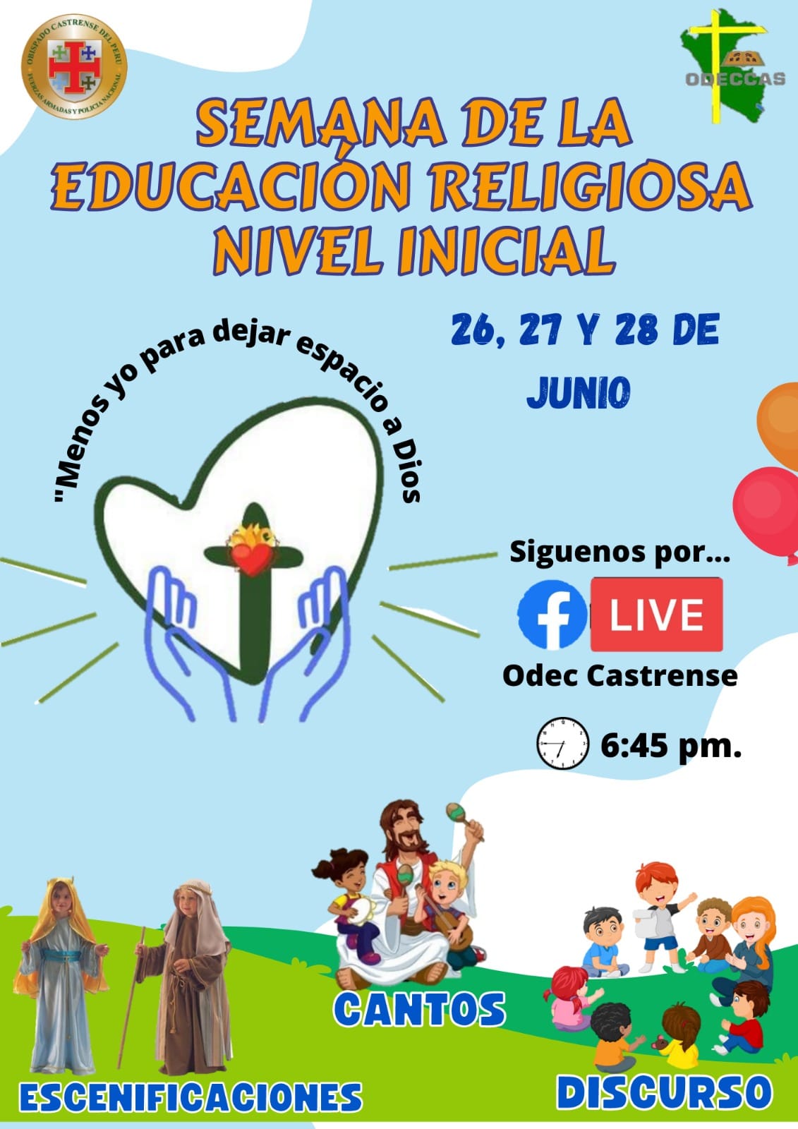 Semana De La EducaciÓn Religiosa En Inicial Odec Castrense Del Perú 5060